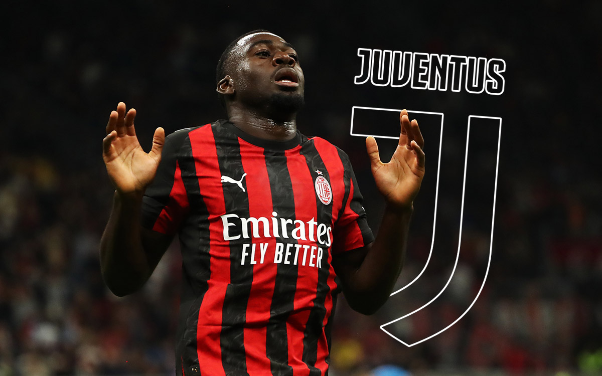 Fofana and Juventus crest