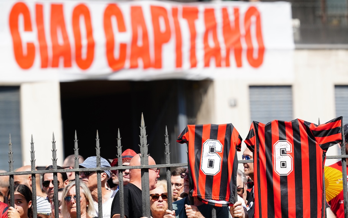 Franco Baresi's funeral