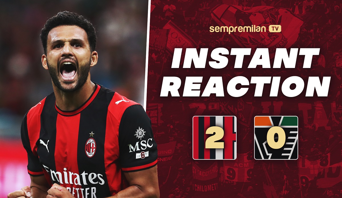 Instant reaction Milan-Venezia