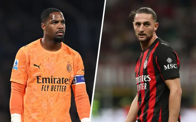 Maignan and Rabiot Milan
