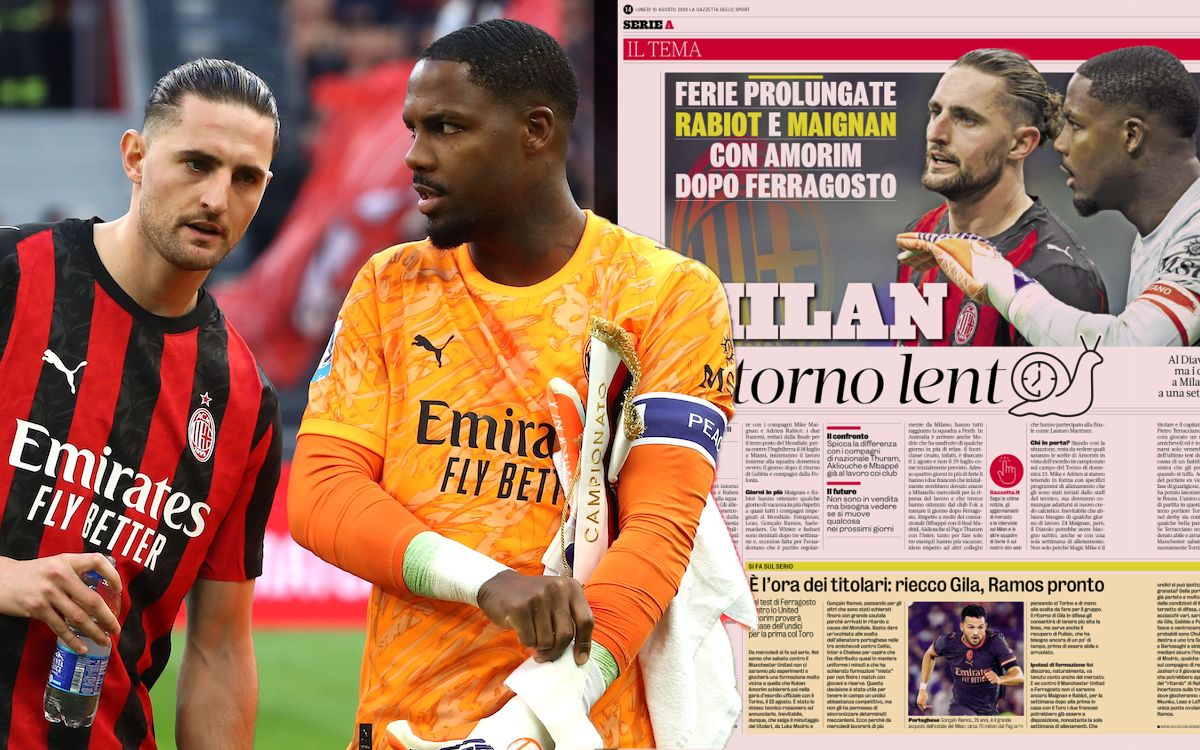 maignan rabiot return late