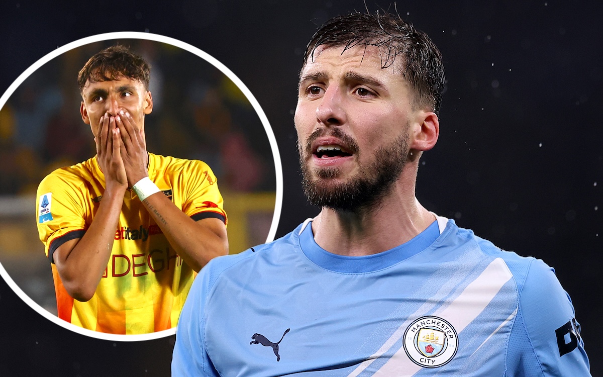 Ruben Dias of Manchester City tiago gabriel