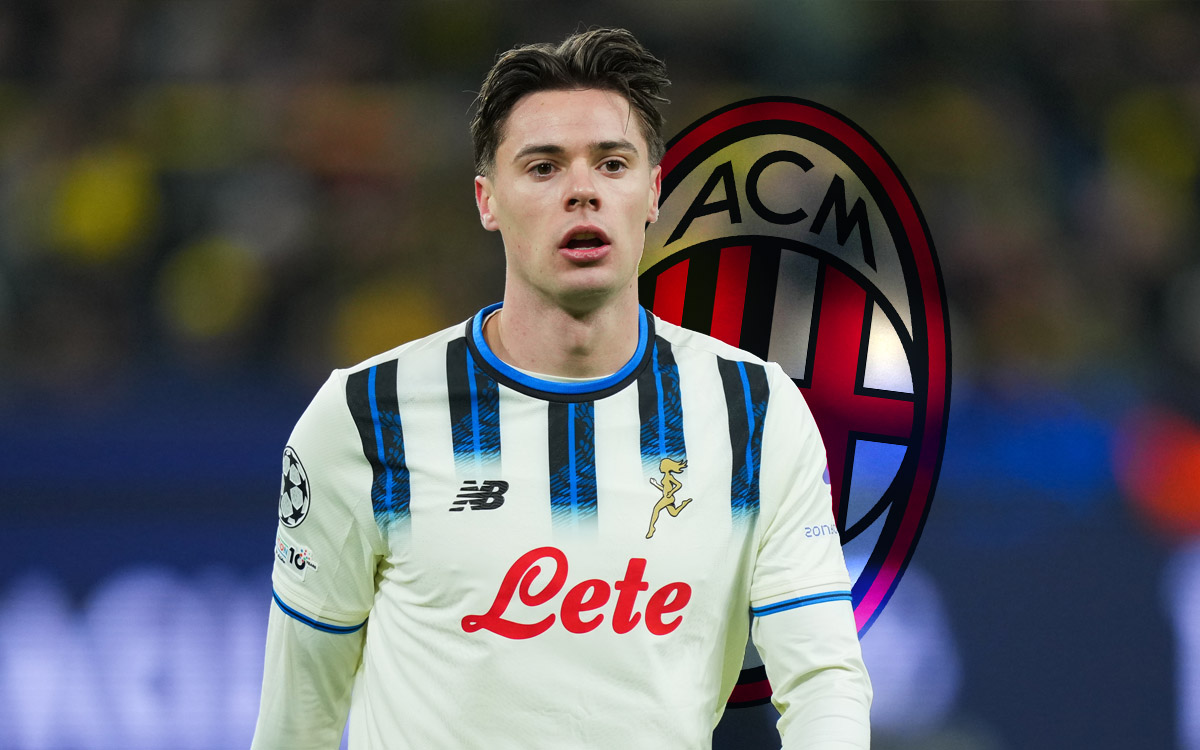Zalewski and Milan crest