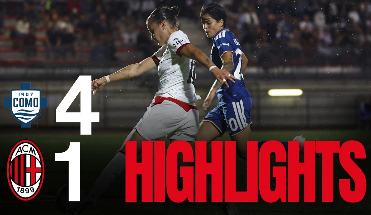 Como 4-1 Milan Women highlights