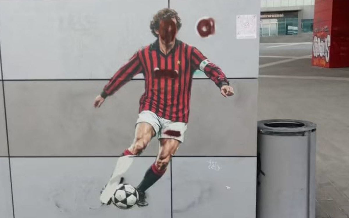 GdS: Baresi's mural outside Casa Milan vandalised - Milan working to find those responsible
