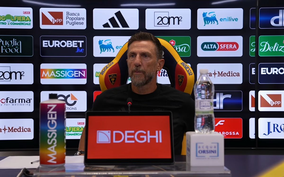 Di Francesco Lecce presser
