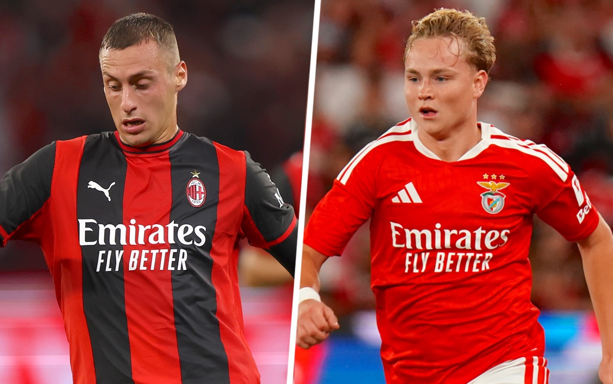 Filippo Terracciano of AC Milan Andreas Schjelderup