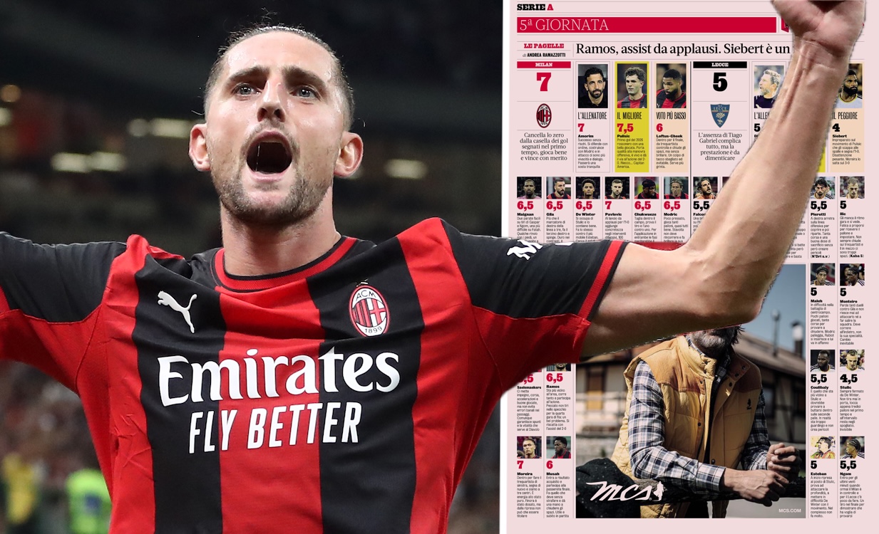 Adrien Rabiot of AC Milan
