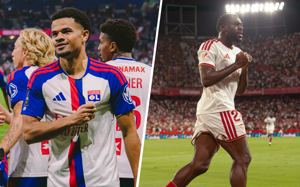 Watch: Milan loanees Athekame and Fofana score for Lyon and Sevilla