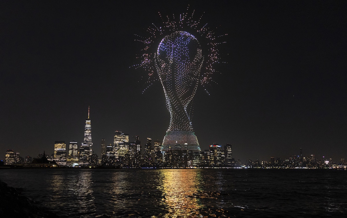 fifa world cup drone show