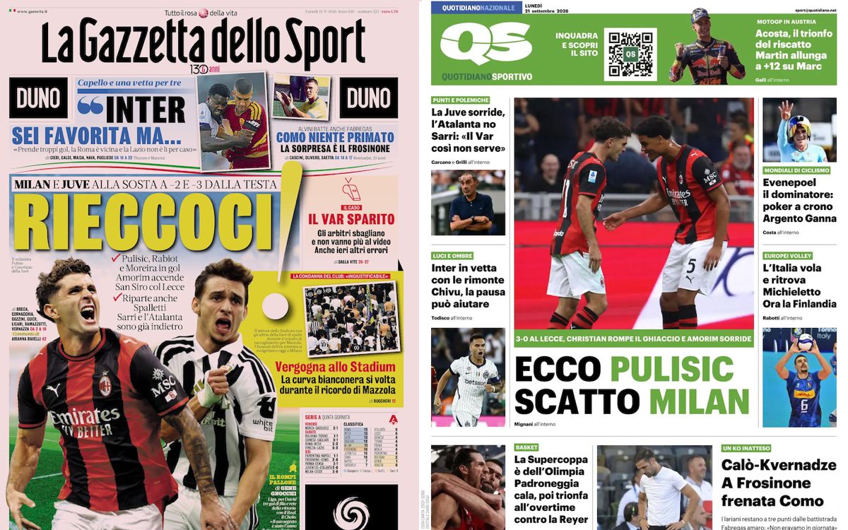 Milan start break with 3-0 win over Lecce