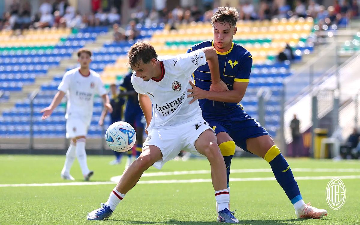 hellas verona 0-1 milan primavera