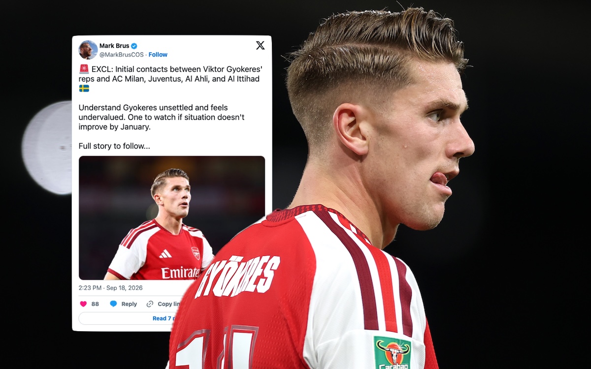 Milan negotiate Gyokeres exit as Arsenal striker seeks move