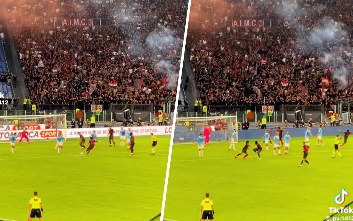 Watch: Fan angle shows incredible support of Curva Sud after Moreira’s brace