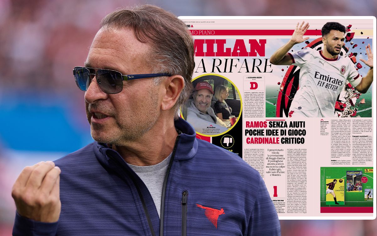 GdS: Milan ’need to be redone’ – the reasons Cardinale is feeling concerned