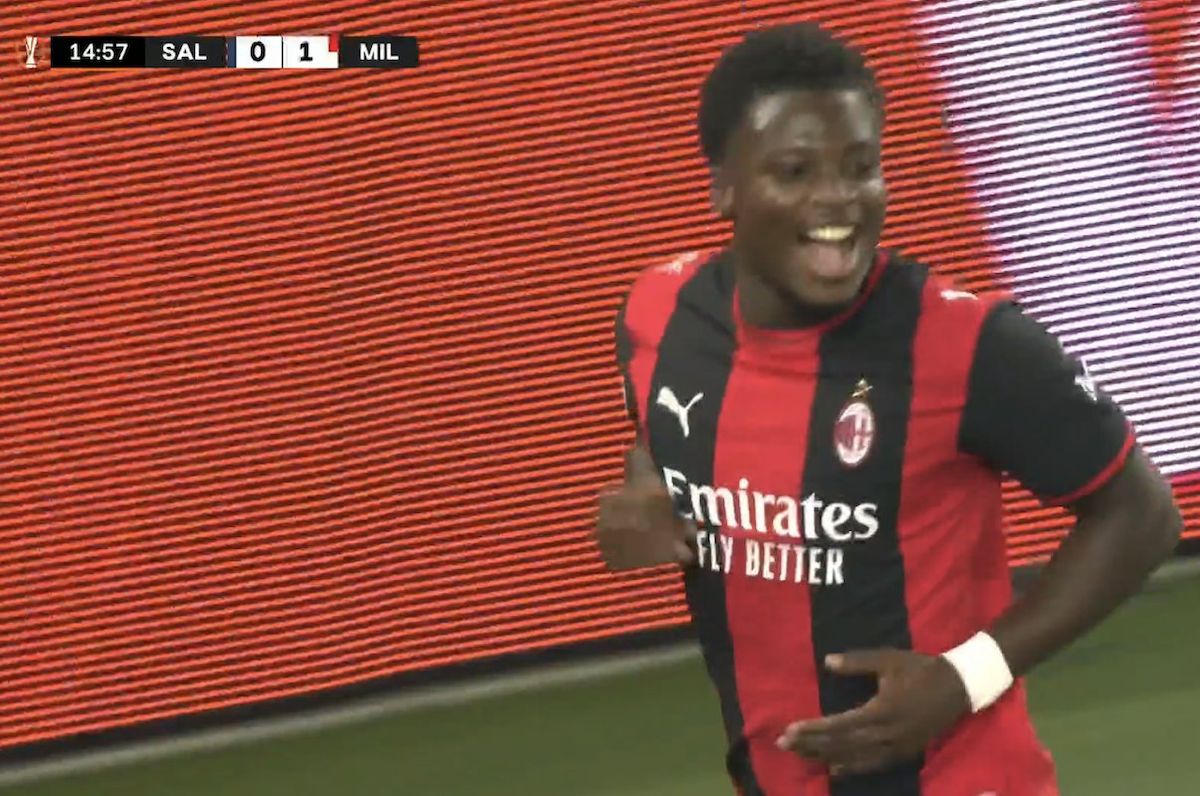 Watch: Cisse gives Milan the lead against RB Salzburg with lovely header