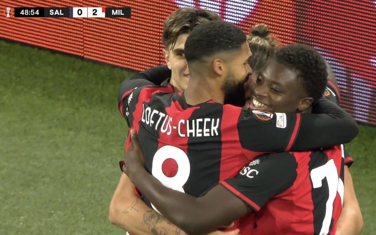 Watch: Alphadjo Cisse secures first Milan hat-trick to make it 3-0 vs. Salzburg