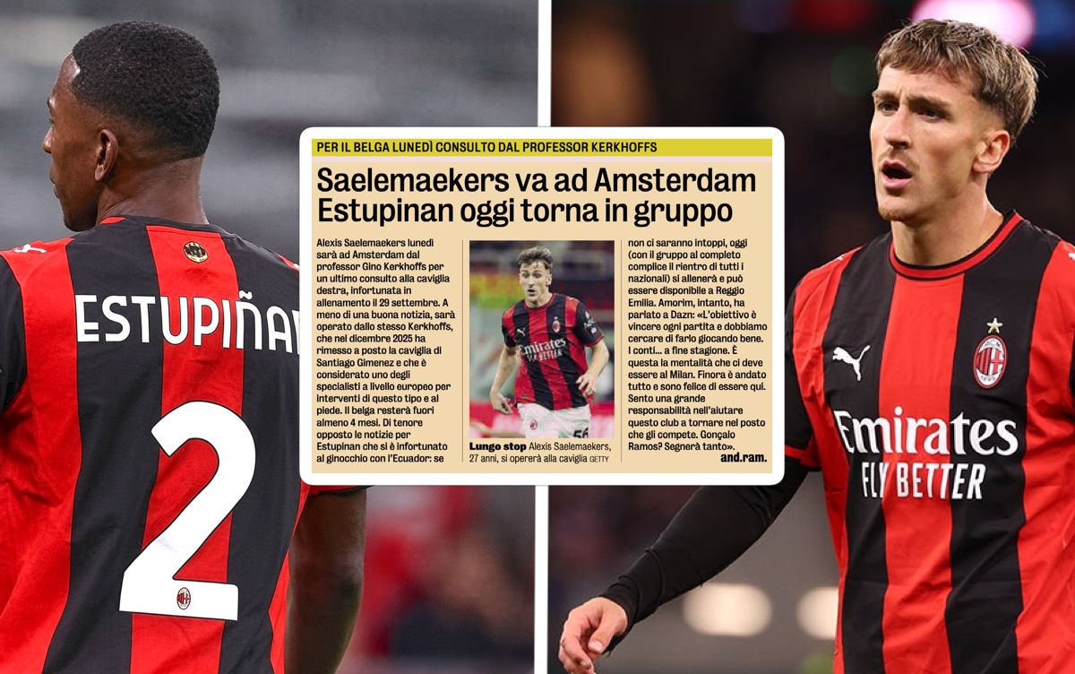 GdS: Estupinan returns but Saelemaekers heads to Amsterdam – the latest injury update