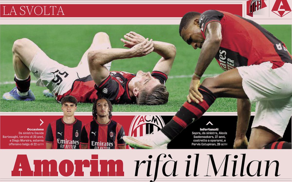 GdS: How Amorim plans to ‘reshape’ Milan after suffering double injury blow