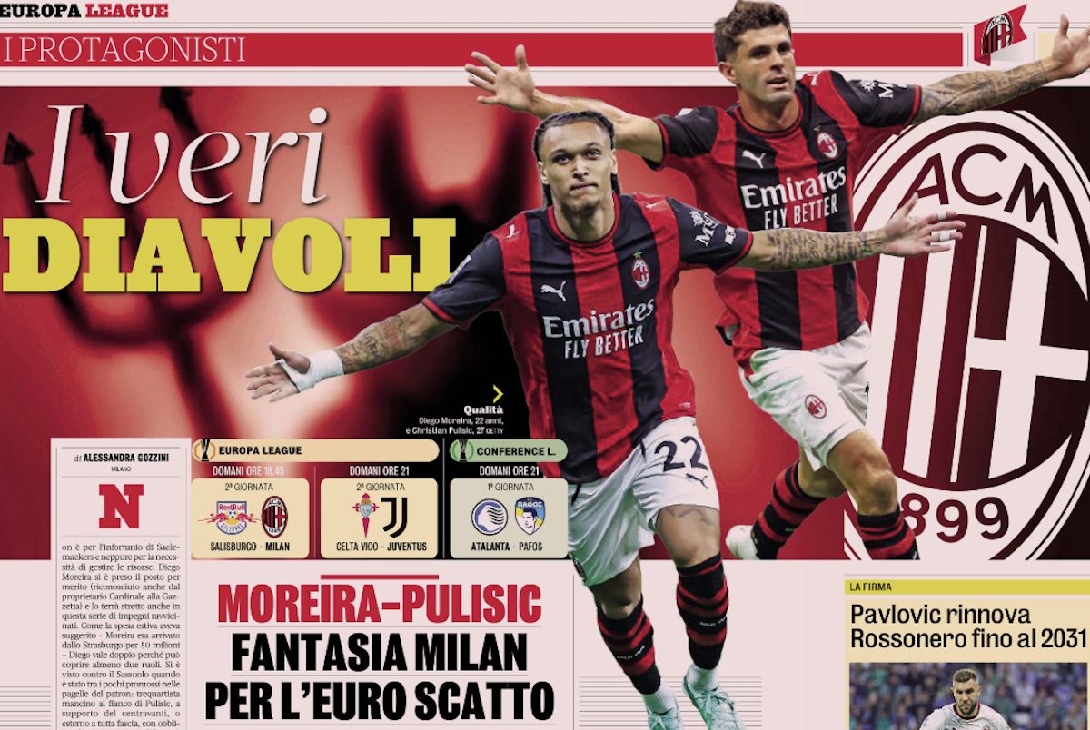 GdS: ‘The real devils’ – why Amorim will rely on Moreira and Pulisic to spark Milan into life