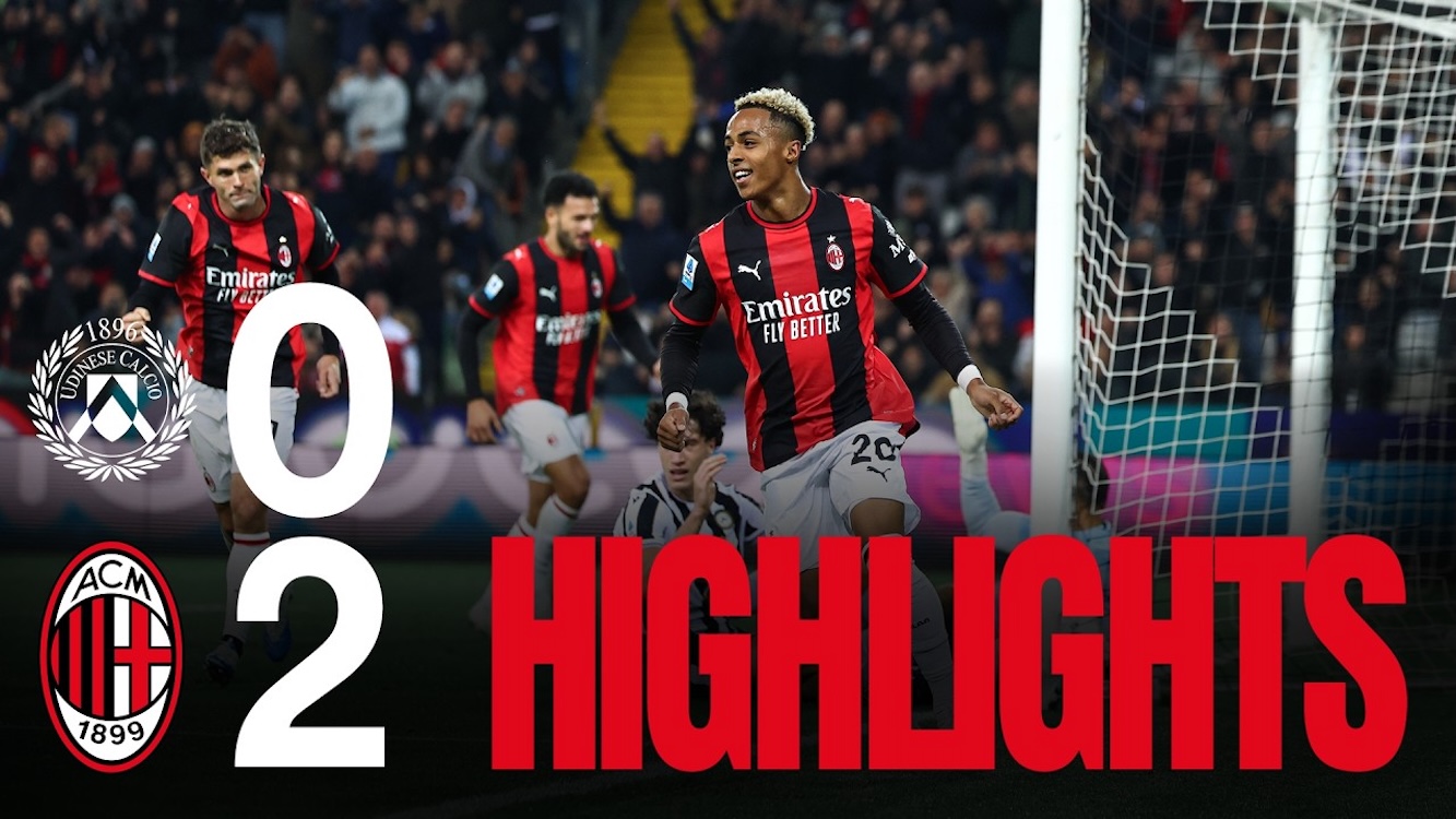 Watch: A goal in each half gets Milan past struggling Udinese – the highlights