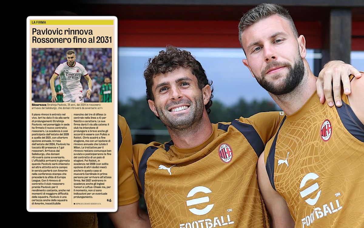 GdS: The first of at least three - Pavlovic gets gears moving on Milan's renewal plan