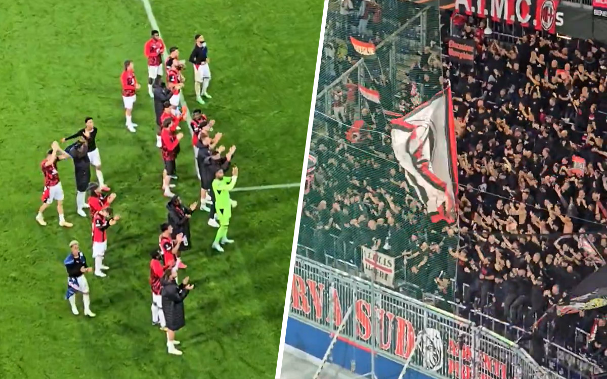 Watch: Fantastic support from Curva Sud as Milan celebrate big win in Austria