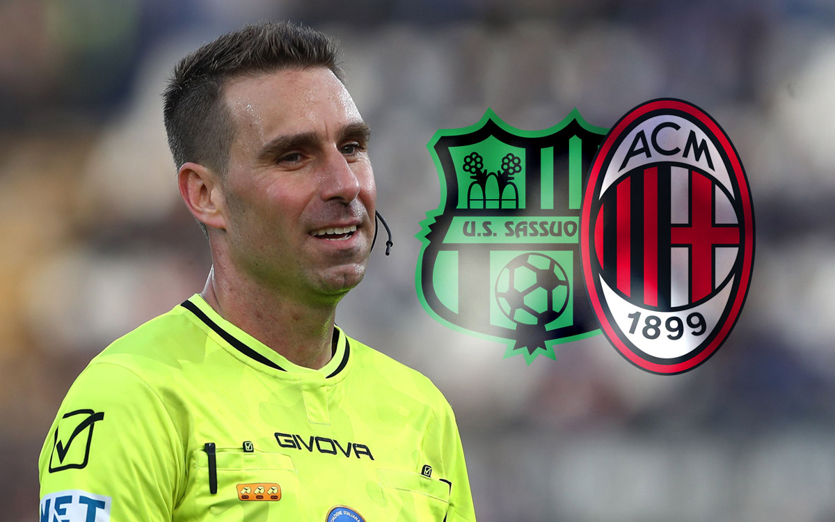 Fourneau to referee Sassuolo-Milan clash, Milan unbeaten under him