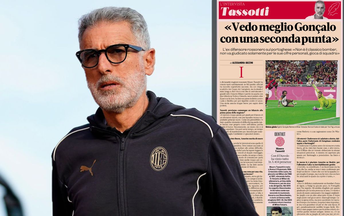 Tassotti discusses Amorim’s start, Milan’s defence and Champions League ‘foundation’