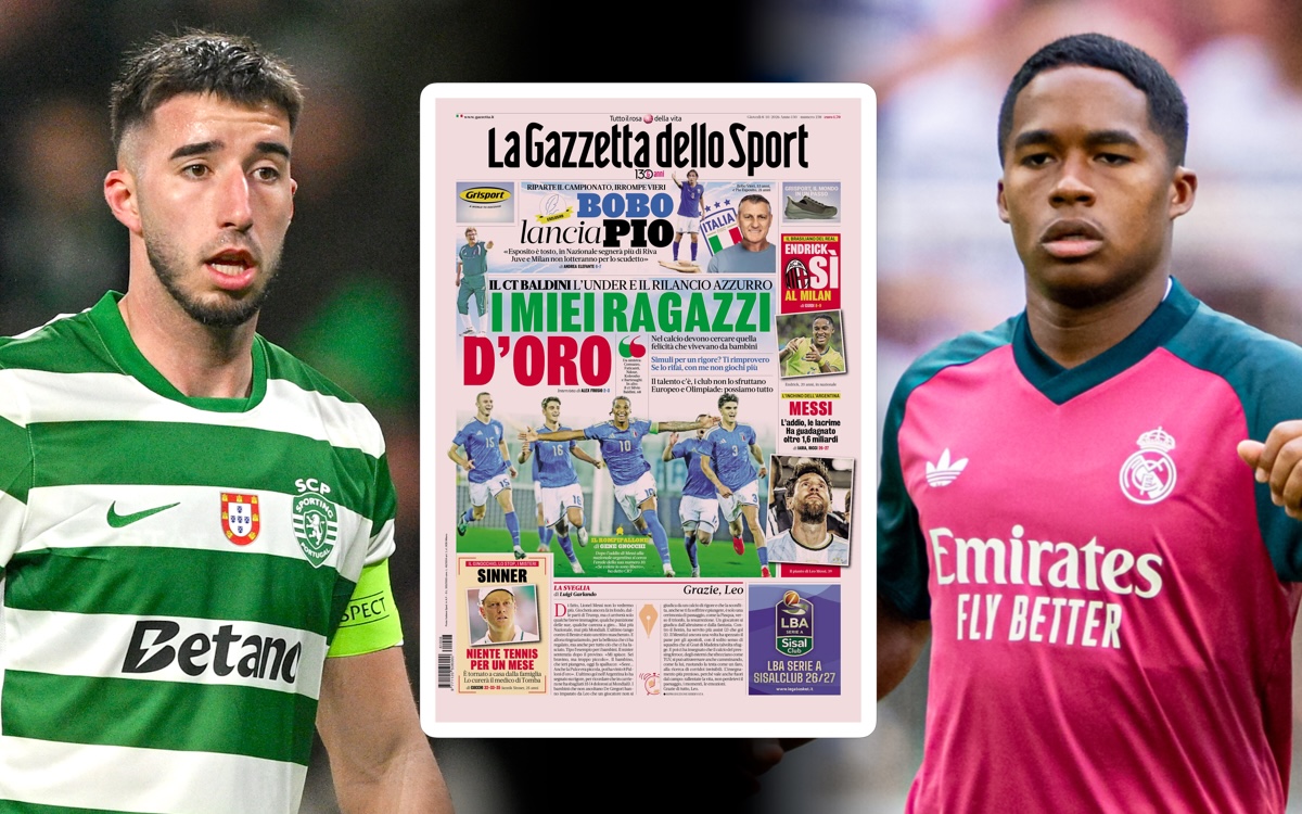 GdS: ‘All-in for the Champions League’ – Milan line up swoop for Sporting CP and Real Madrid duo