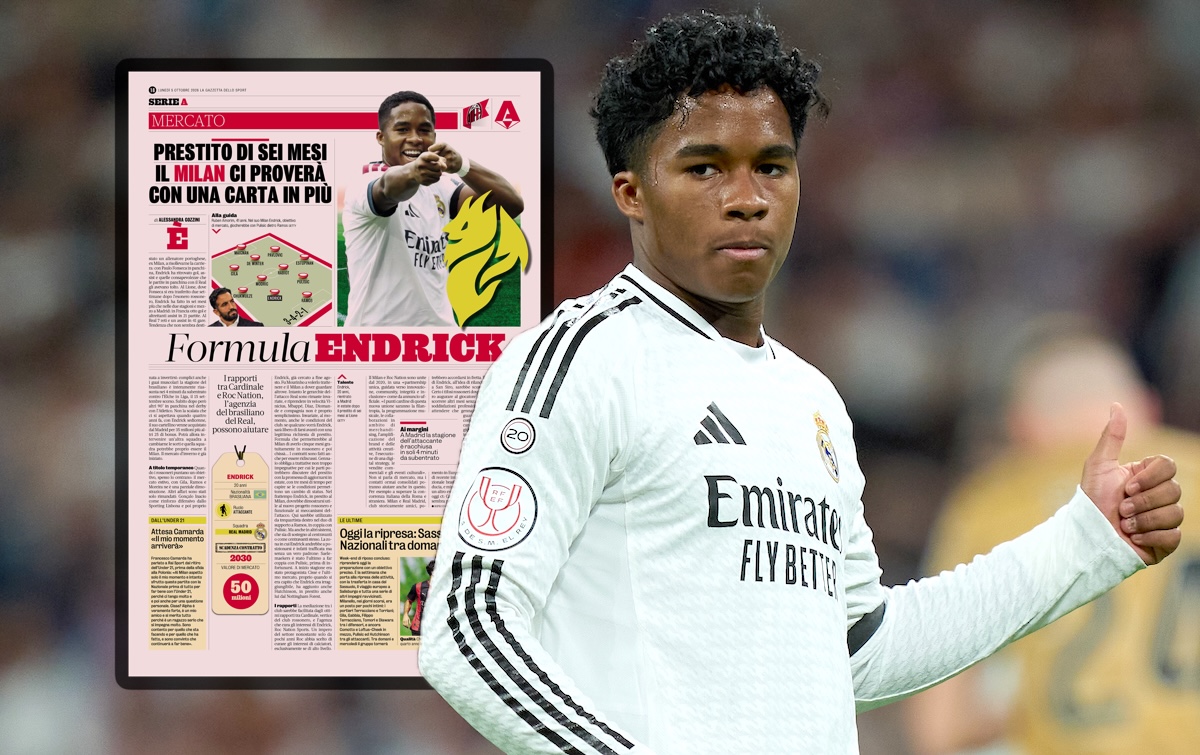 GdS: The ‘Endrick formula’ – Milan aim for initial loan then renegotiation with Real Madrid