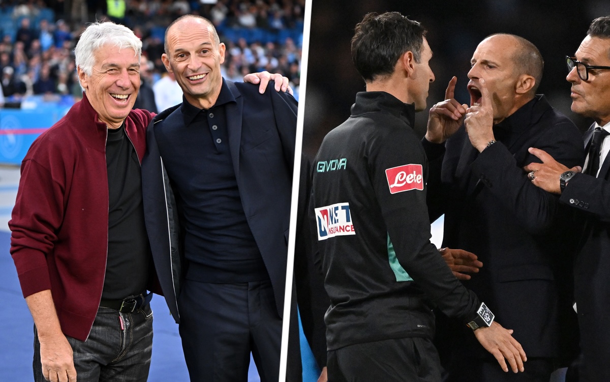 “I paid for it with Milan” – Allegri’s outburst after red card in Napoli 3-3 Roma