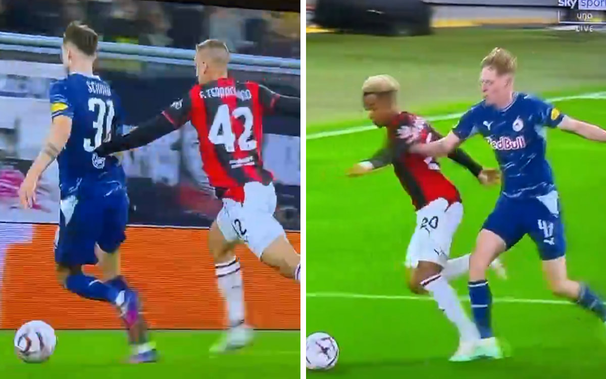 Watch: Red card at one end, nothing at the other – Milan left perplexed with referee’s decision